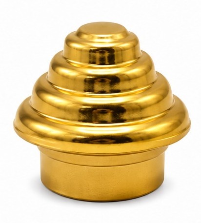 TAPON CORTINA DORADO